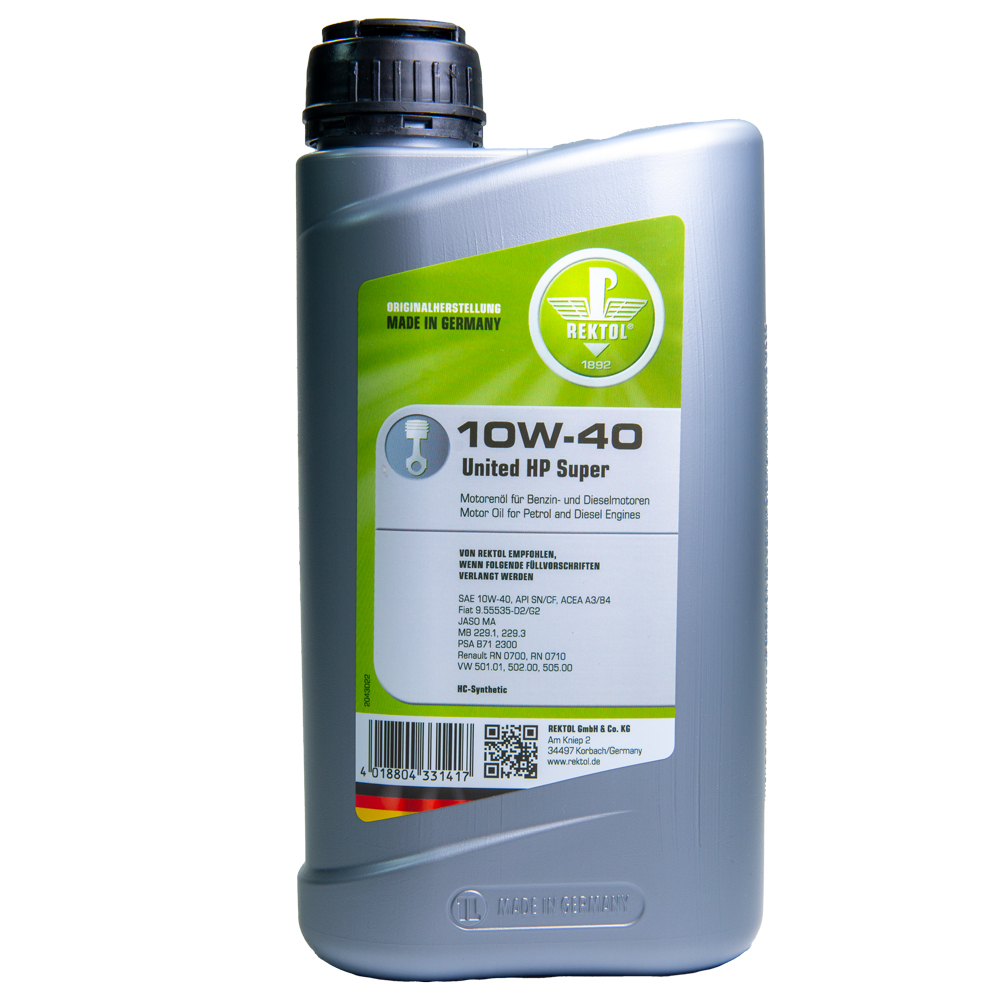 Engine Oil Low Friction      10W-40 United HP Super      1000 ml