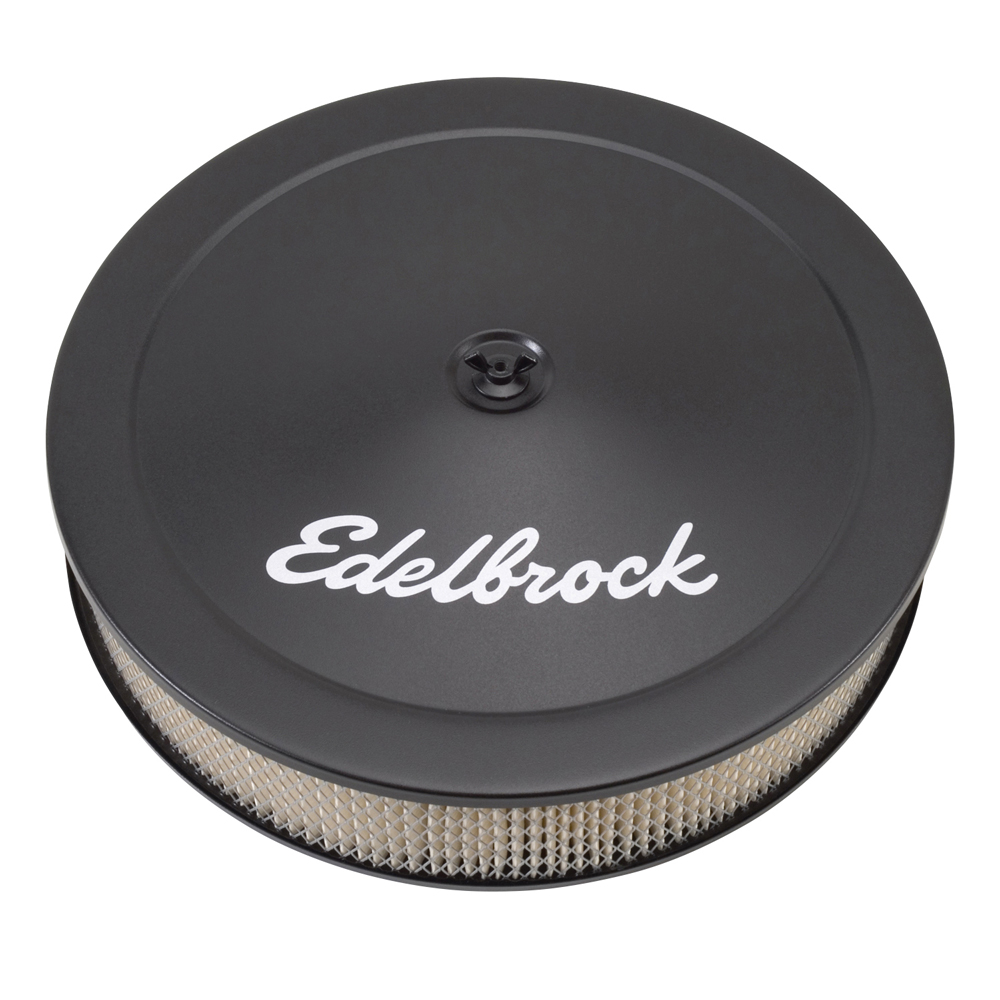 Edelbrock filtro de aire negro      14'' completo