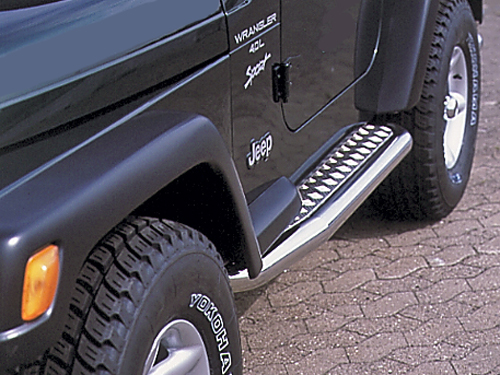 Body Side Guards      75mm Stainless /Aluminium Step