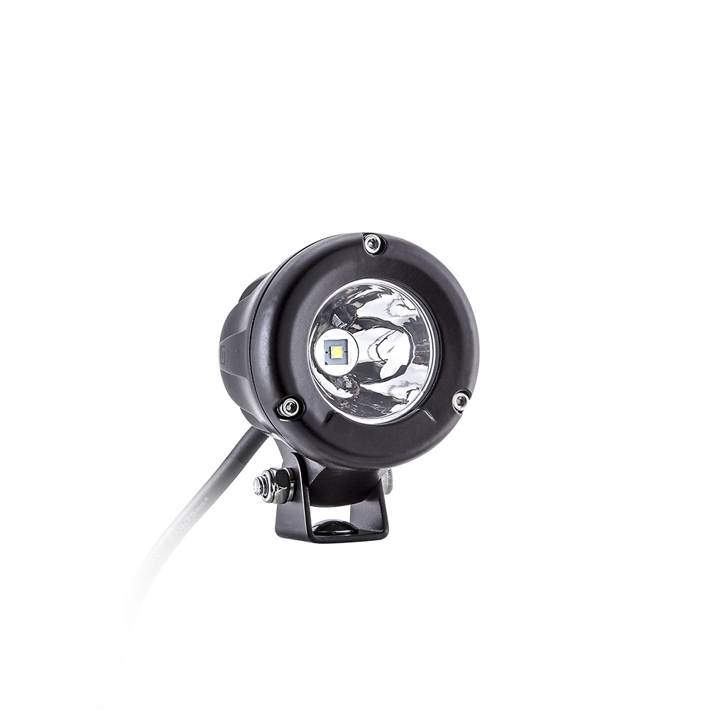 LED Headlamp round      10W Flood Offroad      with EMV Specification