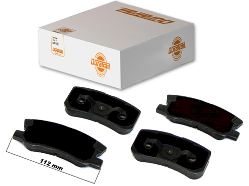 Brake pad set      rear with E-11 Proof Sign