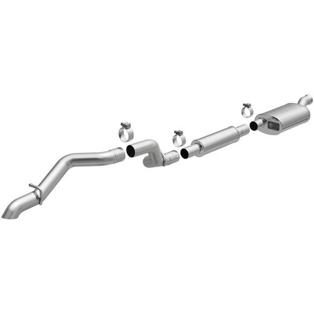 Cat Back Exhaust System      stainless steel Overland Series      Magnaflow