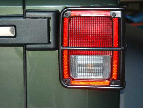 Taillight Covers      Stainless Steel/black