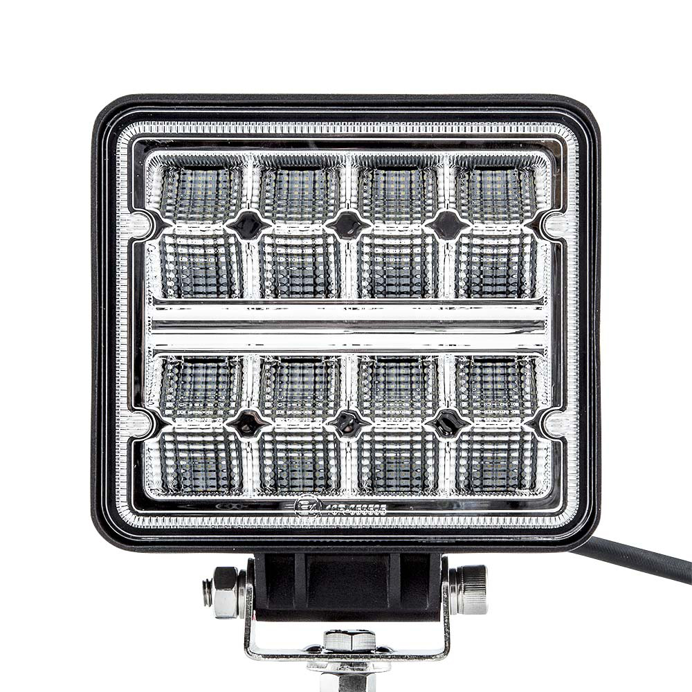LED Headlamp 4-square      24W Flood Offroad      with EMV Specification