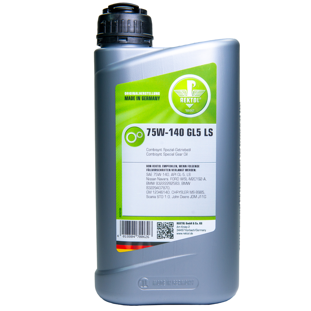 Alto rendimiento Aceite para engranajes      (GL5) 75W-140      1000 ml