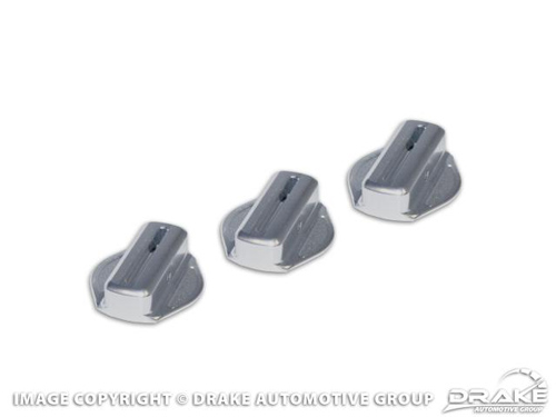 Switch-Knob Set      3 pieces aluminium