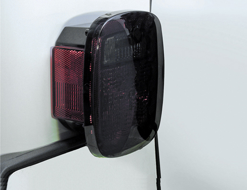 Smoked glass cover      rear light (US)