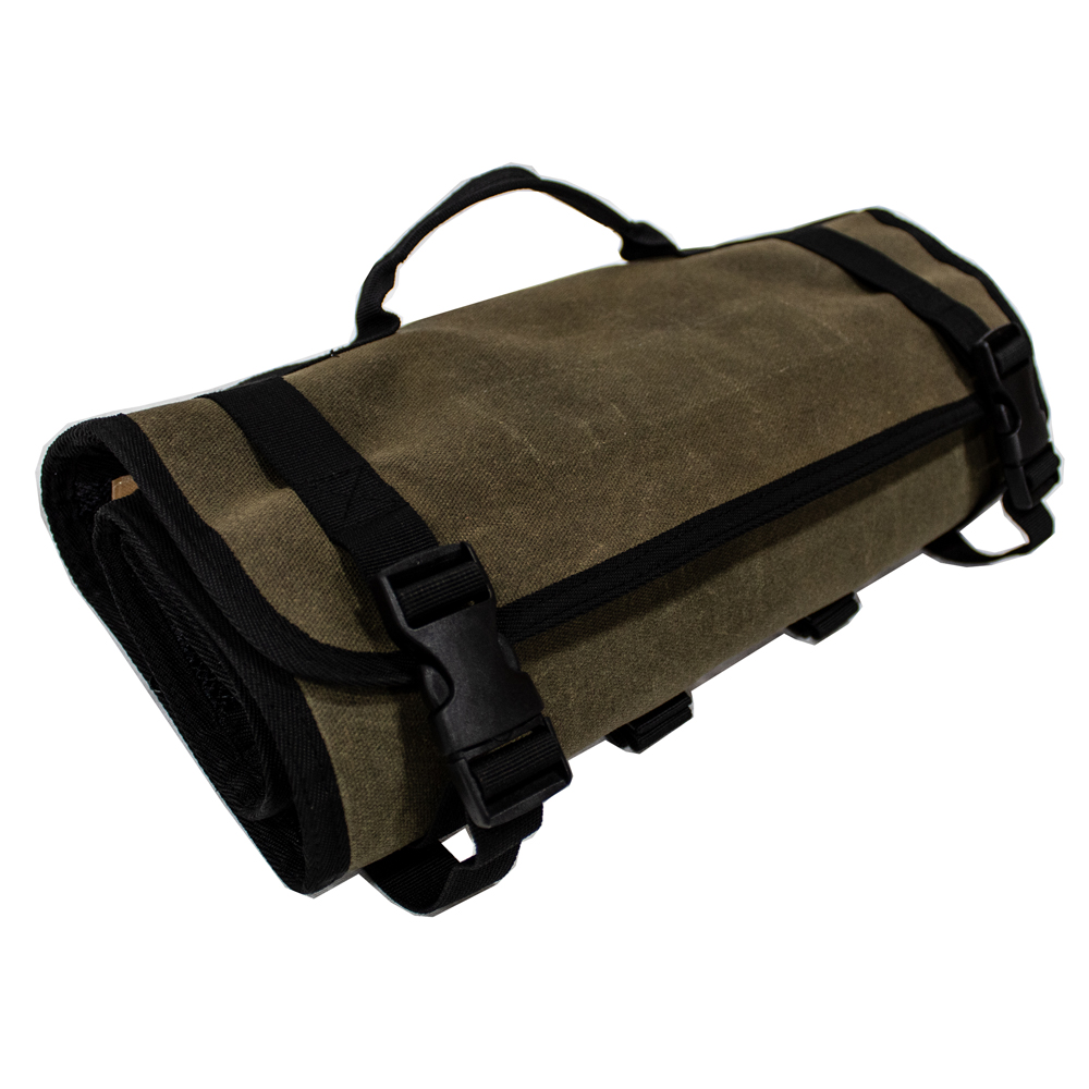 First Aid Rolled Bag      waxed canvas      Overland Vehicle Systems