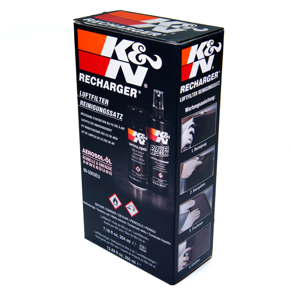 Recharger Kit      Air filter      K&N