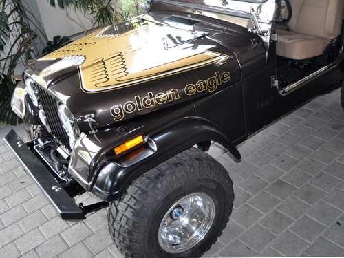 Dekorset      Golden Eagle AMC Jeep gold weiss