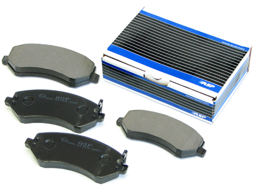 Brake pad set      Duratrail E-11 approved for front Axle
