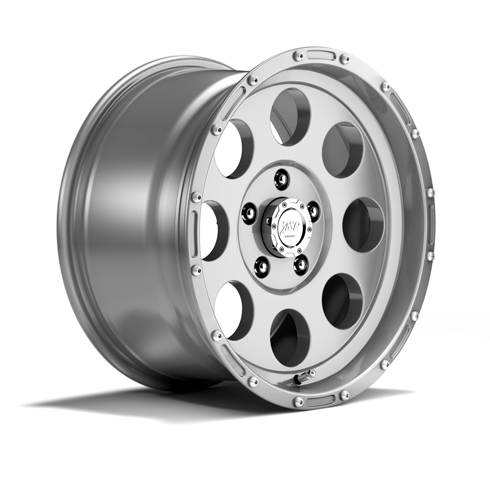 ASP Alloys wheel      silver 9x17 ET +16 with TÜV-Specification