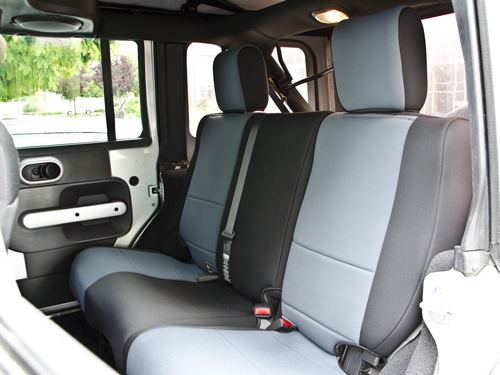 kit housses de siège      arrière noire/Charcoal      Neoprene 2 portes