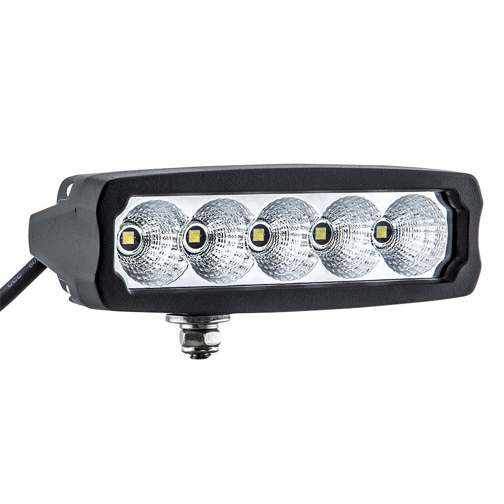 LED Arbeitsscheinwerfer eckig      25W Flutlicht Offroad      mit EMV Zertifizierung