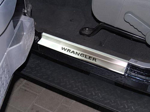 Protections de seuil de porte      acier inox ''Wrangler''