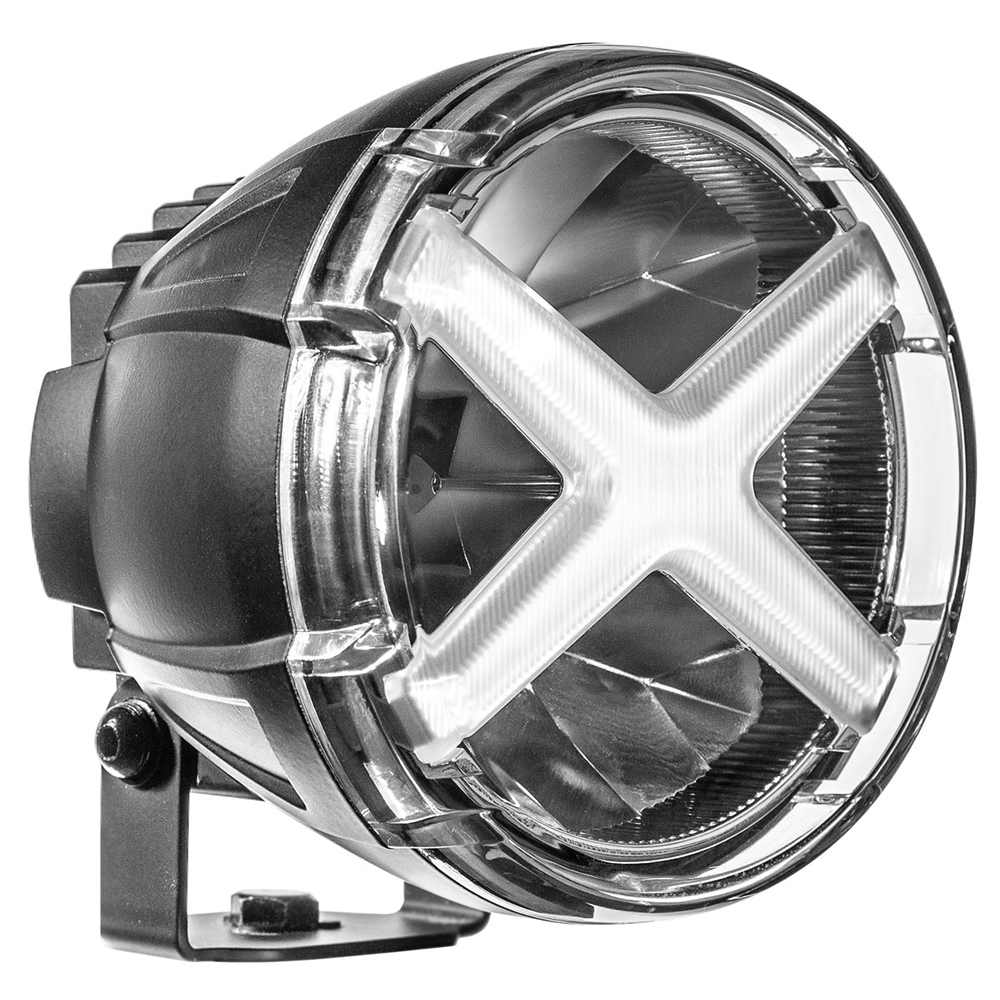 LED Scheinwerfer X-Type 5"      mit X Standlicht      mit E-Prüfzeichen