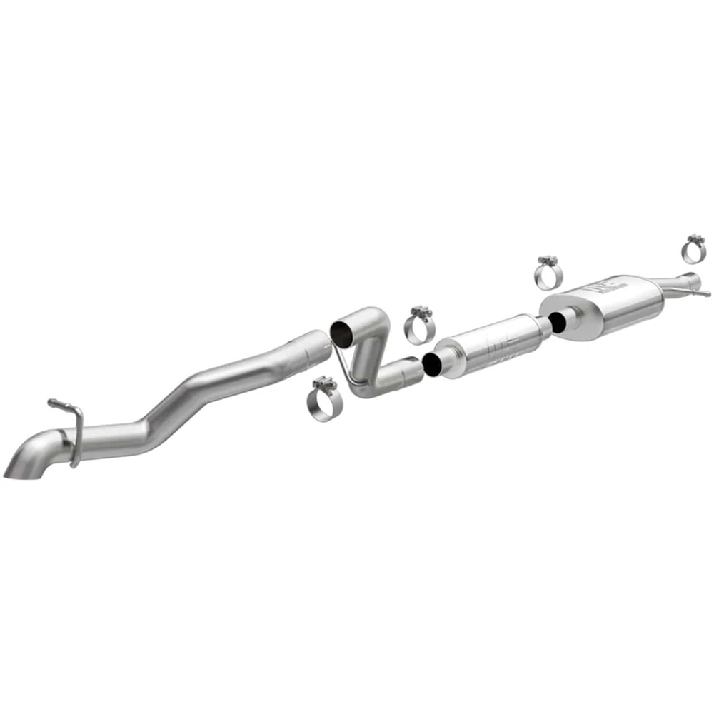 Cat Back Exhaust System      stainless steel Overland Series      Magnaflow