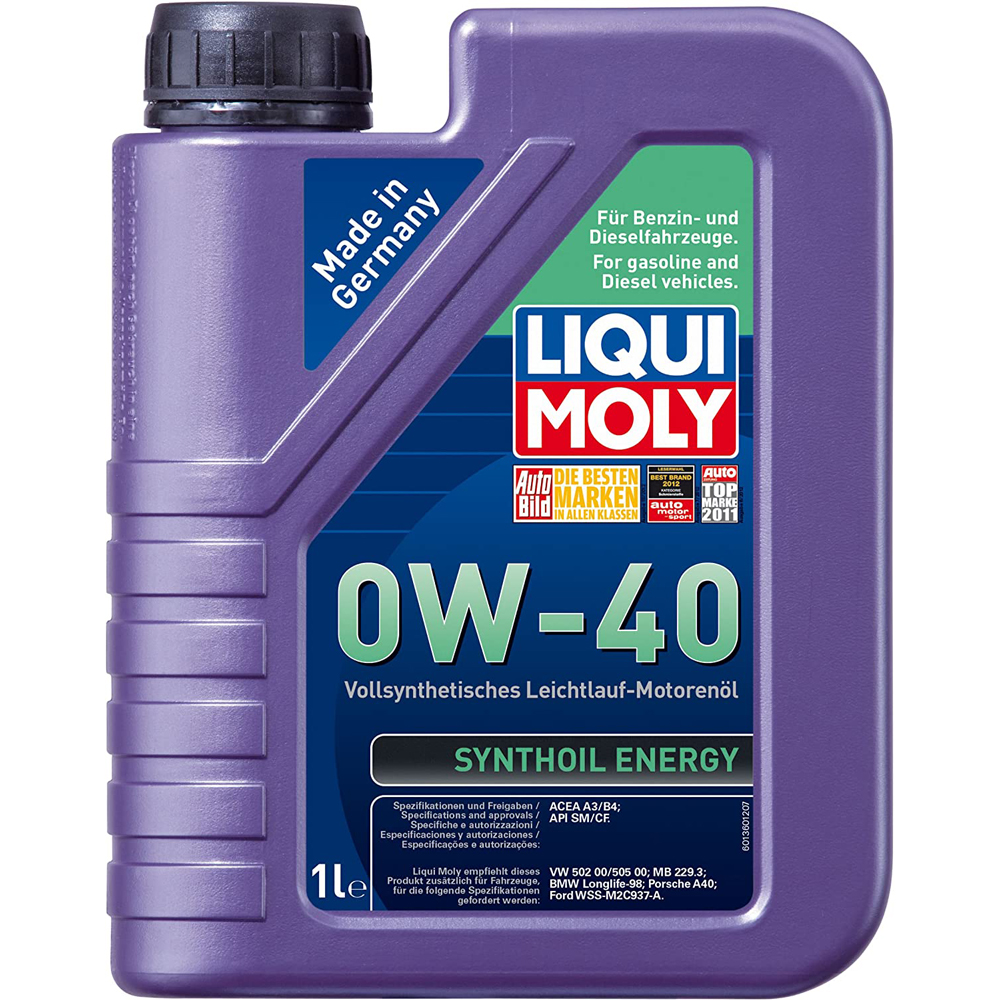 Engine oil      Synthoil Energy 0W-40      1000 ml