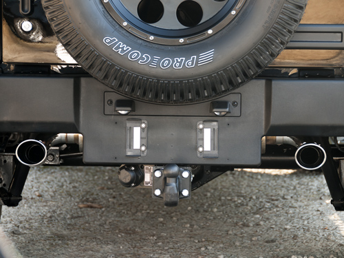 Muffler dual tailpipe tip      oval 2.8-L. Diesel / 3.6-L. / 3.8-L.      stainless steel