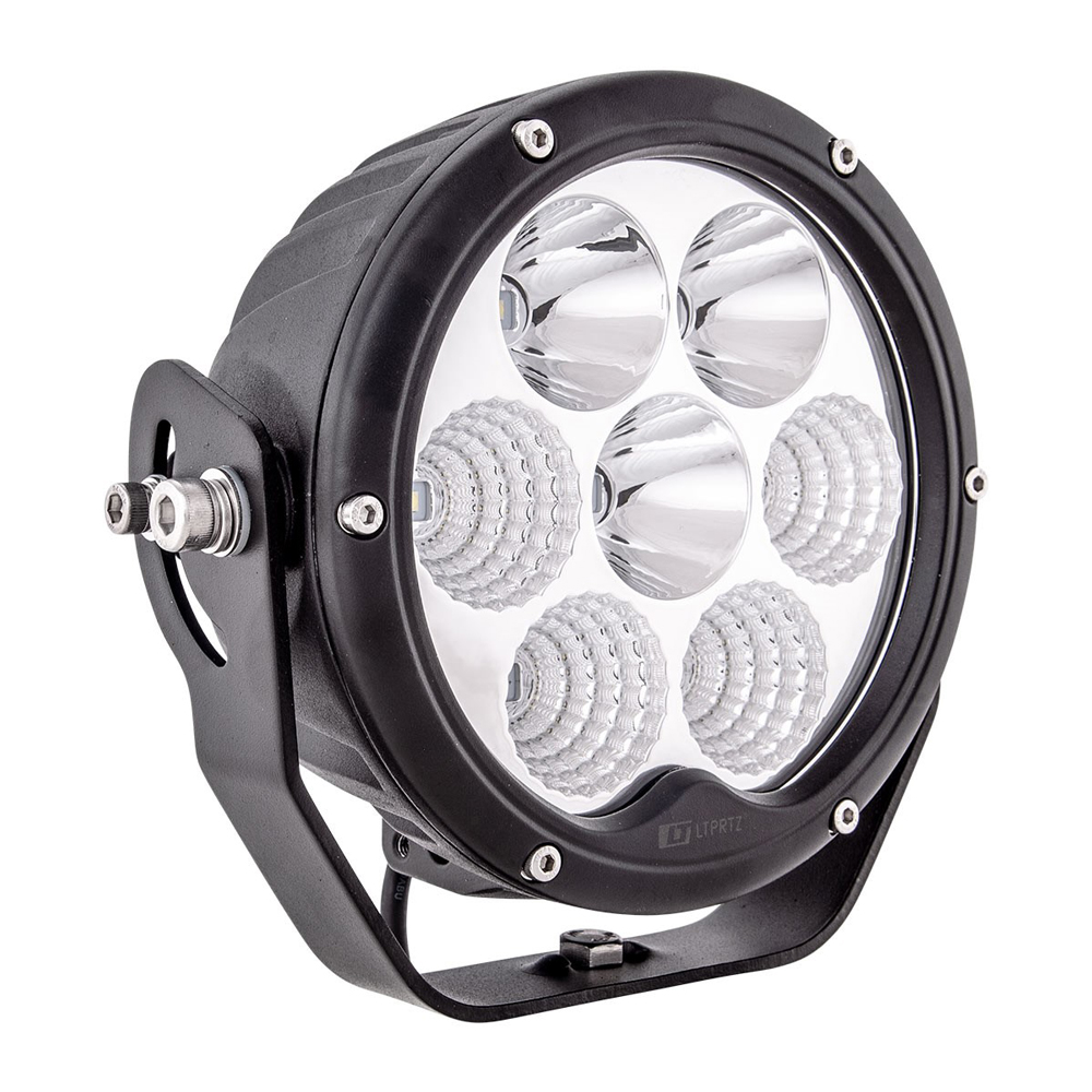 LED Headlamp round      80W Combo      with TÜV Specification