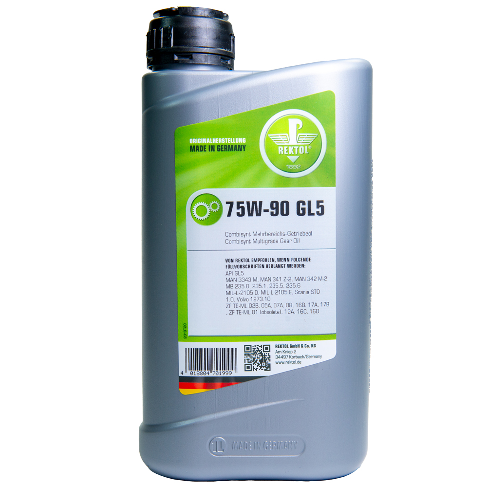 Alto rendimiento Aceite para engranajes      (GL5 LS) 75W-90      1000 ml